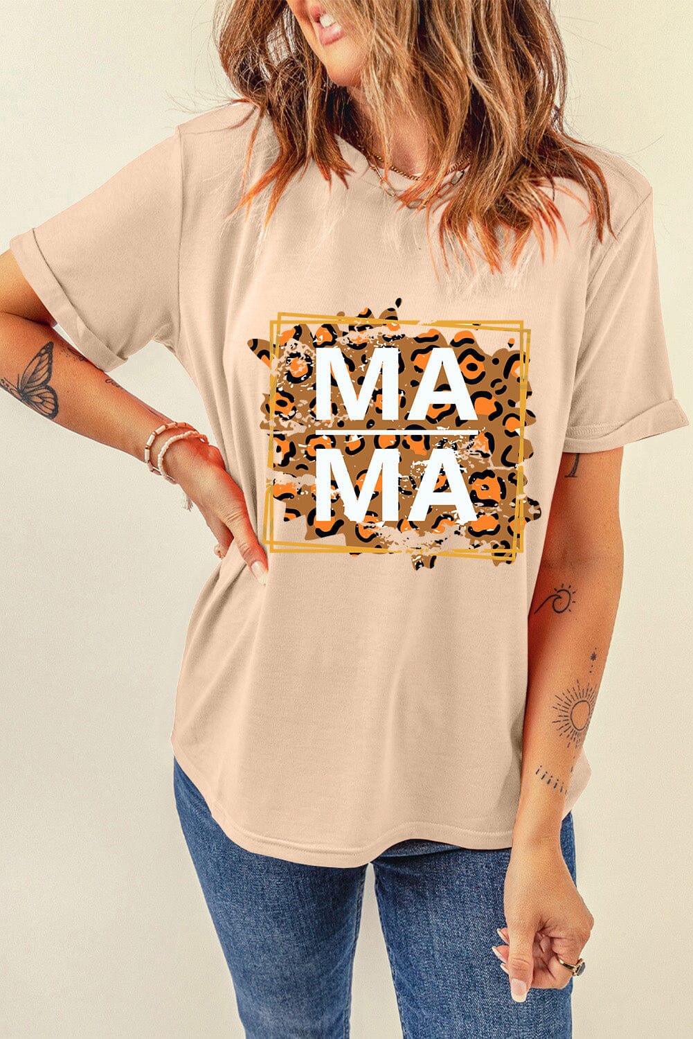 MAMA Round Neck Short Sleeve T-Shirt - Sydney So Sweet