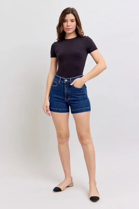 Judy Blue High Waist Tummy Control Denim Shorts - Sydney So Sweet
