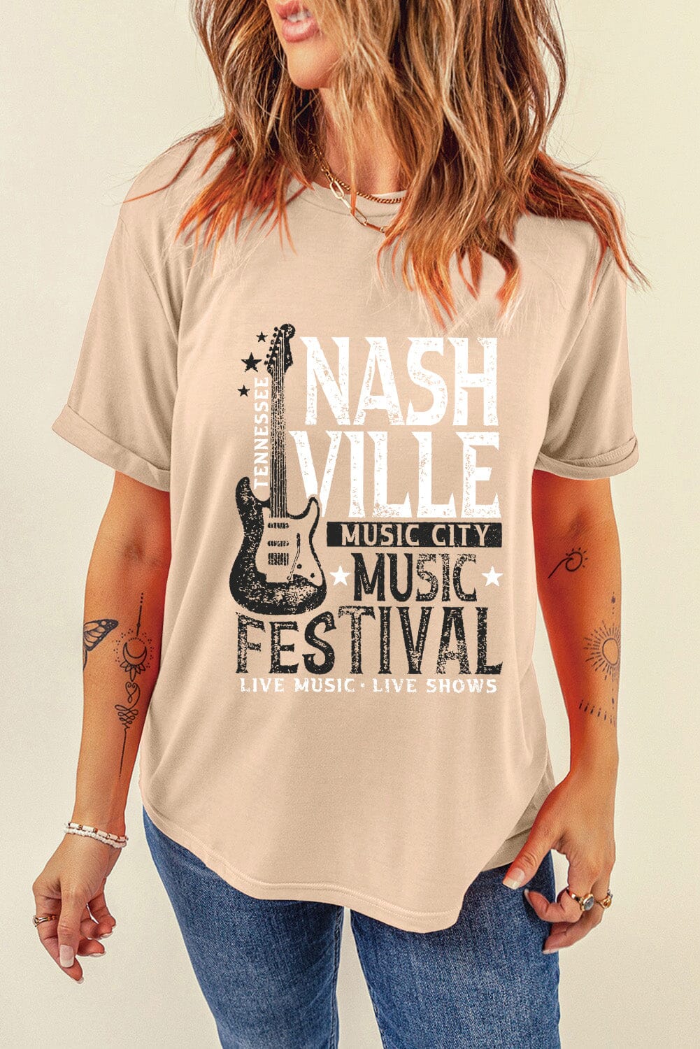 Nashville Music Festival Women's Graphic Short Sleeve T-Shirt - Sydney So Sweet