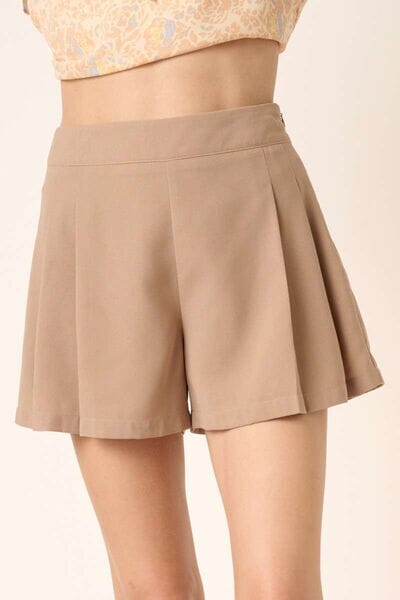 Mittoshop Side Invisible Zipper Pleated Shorts - Sydney So Sweet