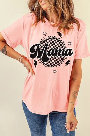 MAMA Round Neck Short Sleeve T-Shirt - Sydney So Sweet
