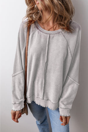 Round Neck Long Sleeve Sweatshirt - Sydney So Sweet