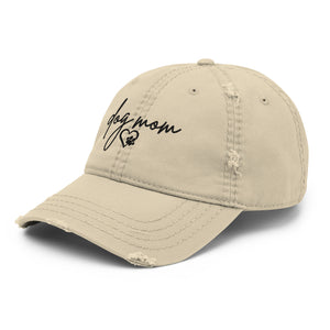 Distressed Dog Mom Embroidered Hat - Sydney So Sweet