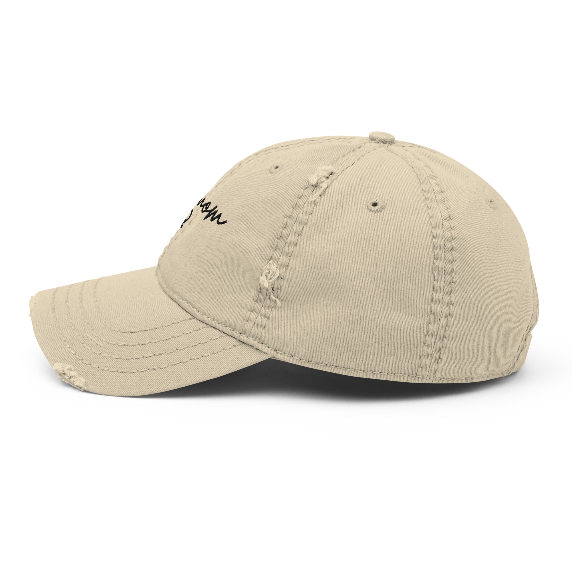 Distressed Dog Mom Embroidered Hat - Sydney So Sweet