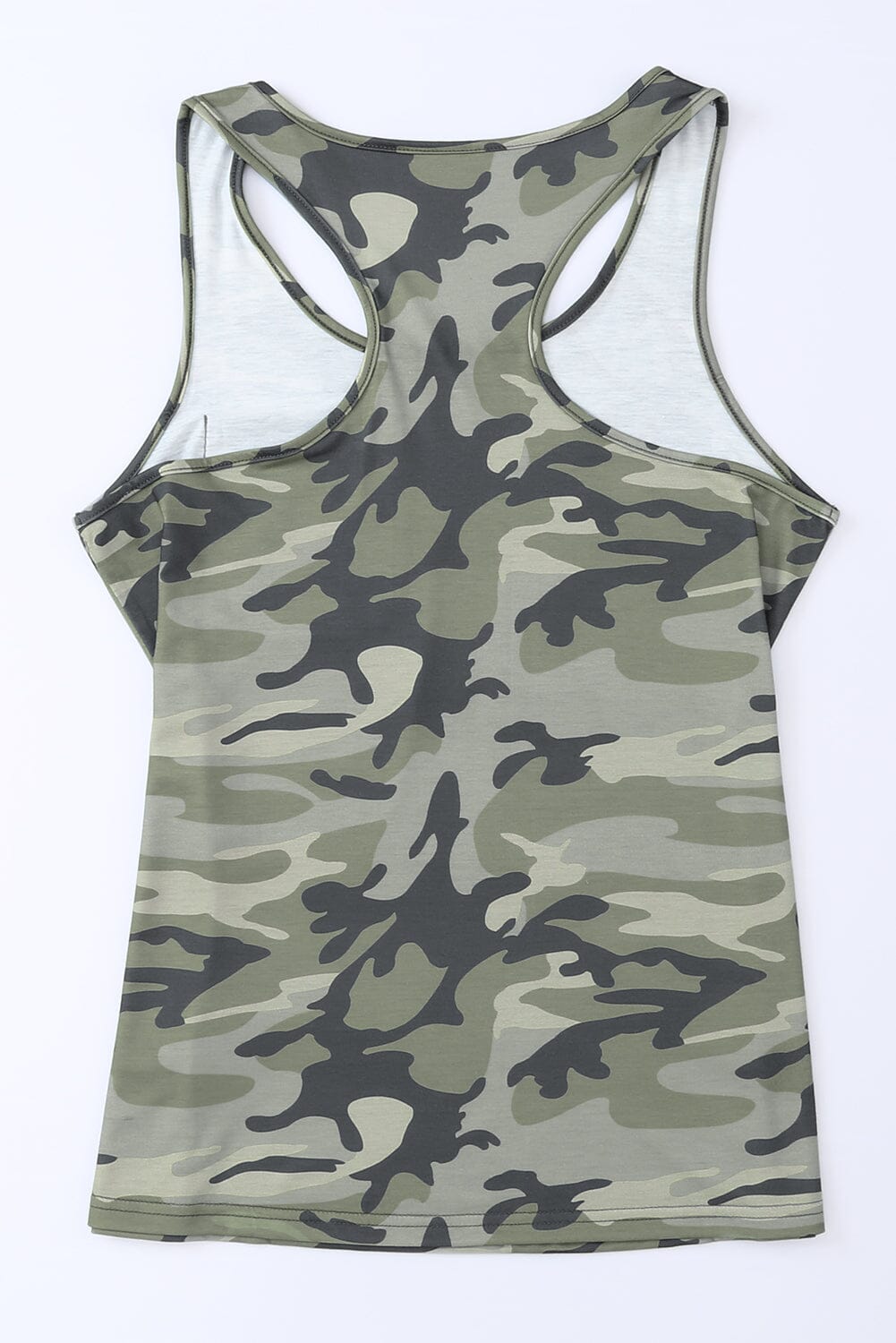 Camouflage Wide Strap Tank - Sydney So Sweet