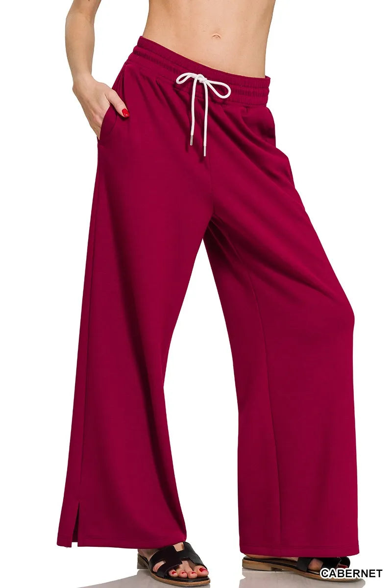 Zenana Scuba Drawstring Pants - Sydney So Sweet