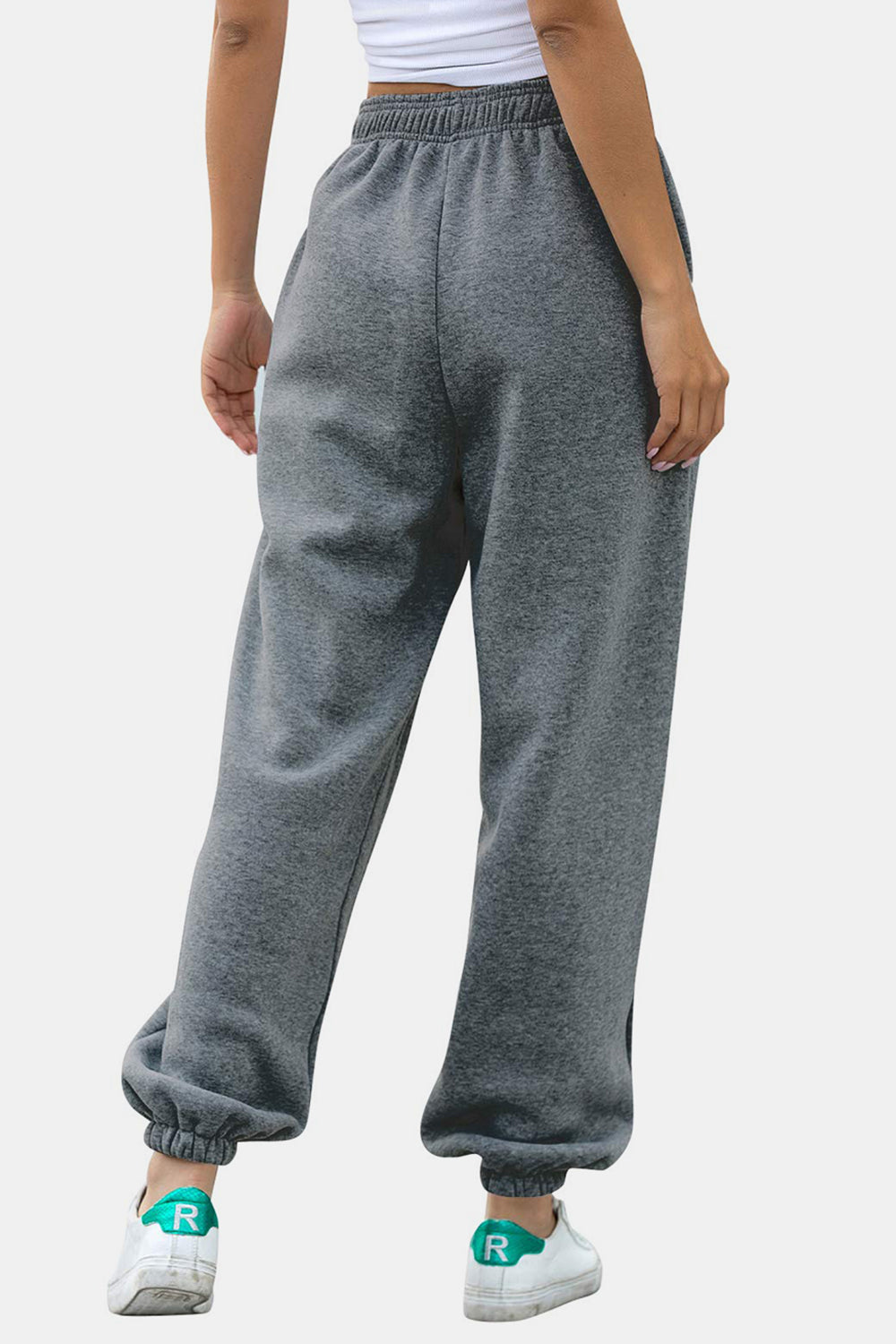 Elastic Waist Joggers with Pockets - Sydney So Sweet