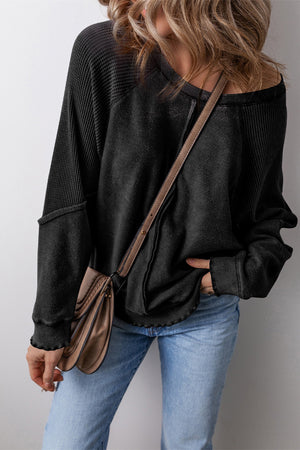 Round Neck Long Sleeve Sweatshirt - Sydney So Sweet