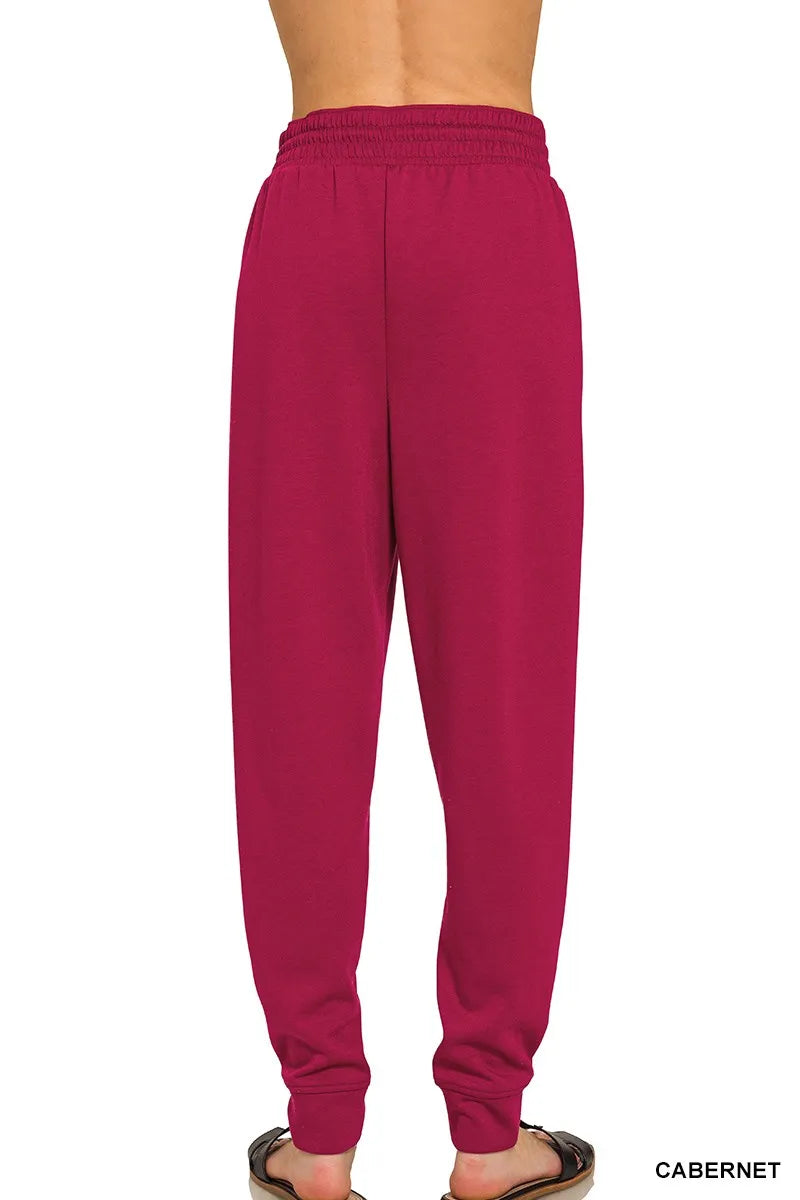 Zenana Drawstring Scuba Sweatpants with Pockets - Sydney So Sweet