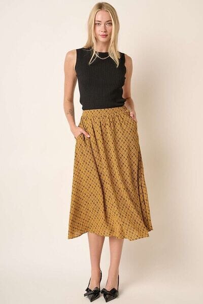 Mittoshop Printed Midi Skirt - Sydney So Sweet