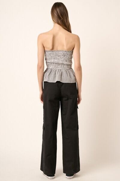 Mittoshop Low Rise Elastic Cover Waistband Cargo Pants - Sydney So Sweet