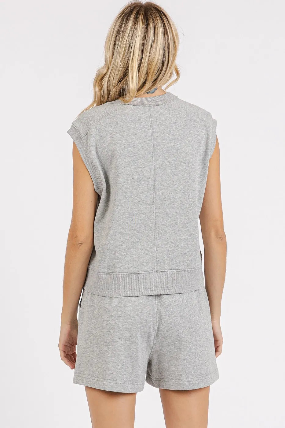 Mittoshop French Terry Crew Neck Top and Shorts Set - Sydney So Sweet