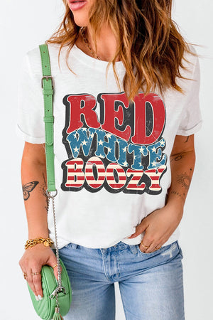 Red White & Boozy Women's Graphic Short Sleeve T-Shirt - Sydney So Sweet