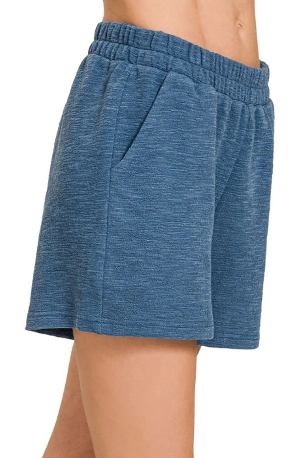 Zenana Cotton Slub Shorts - Sydney So Sweet