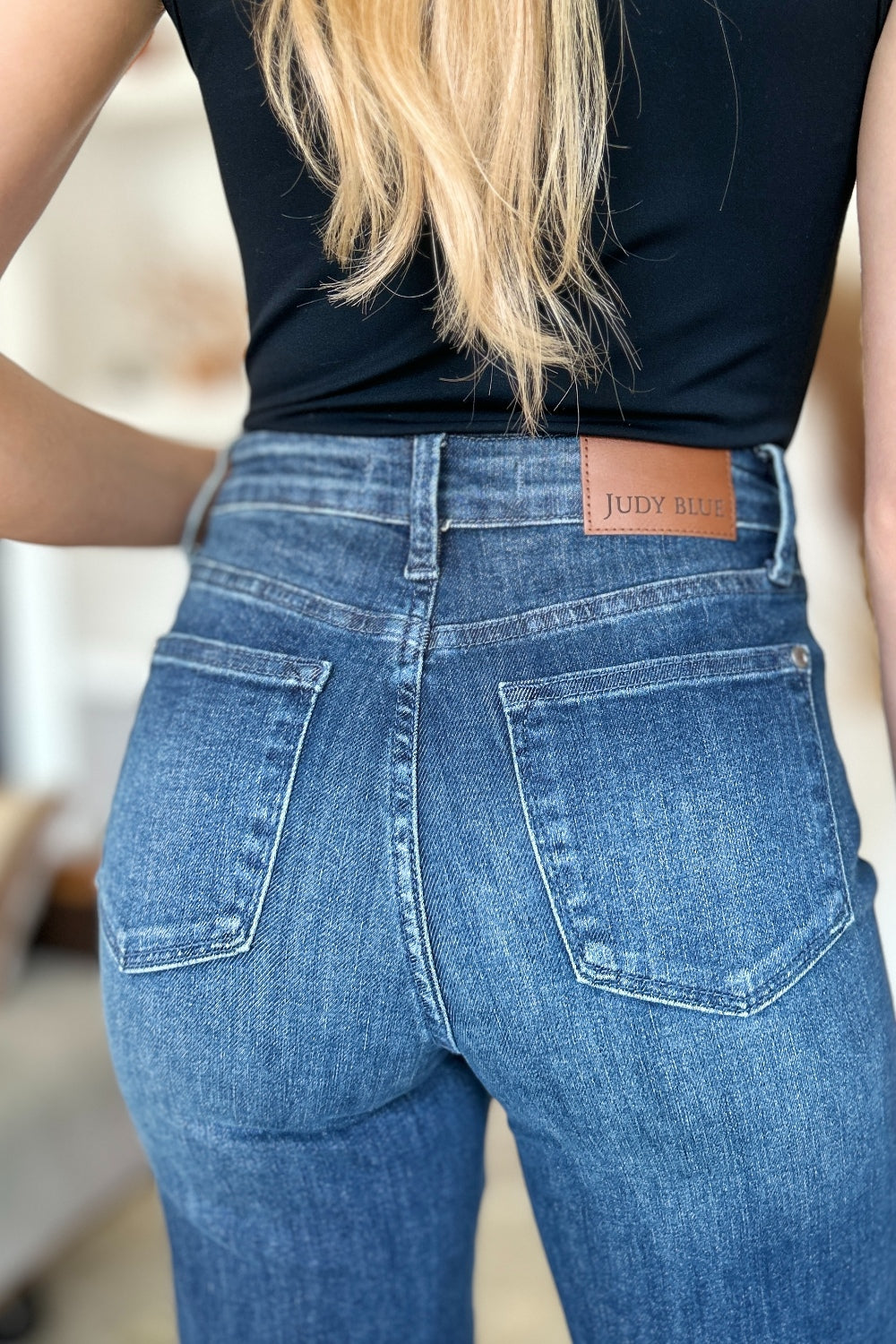 Judy Blue Full Size Tummy Control Straight Jeans - Sydney So Sweet