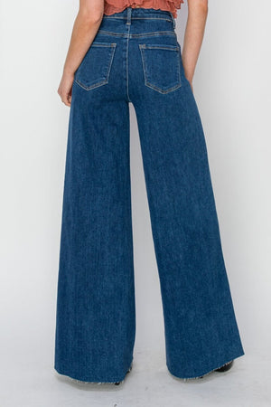 RISEN High Rise Palazzo Jeans - Sydney So Sweet