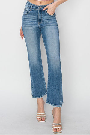 RISEN High Rise Slim Straight Jeans - Sydney So Sweet