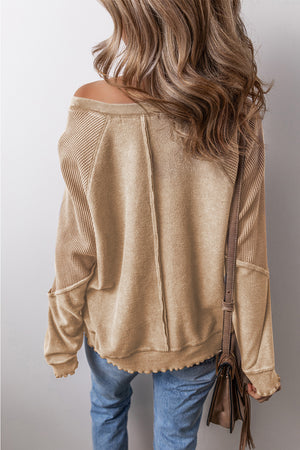 Round Neck Long Sleeve Sweatshirt - Sydney So Sweet