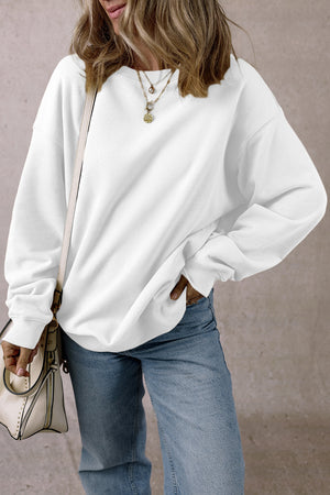 Round Neck Long Sleeve Sweatshirt - Sydney So Sweet