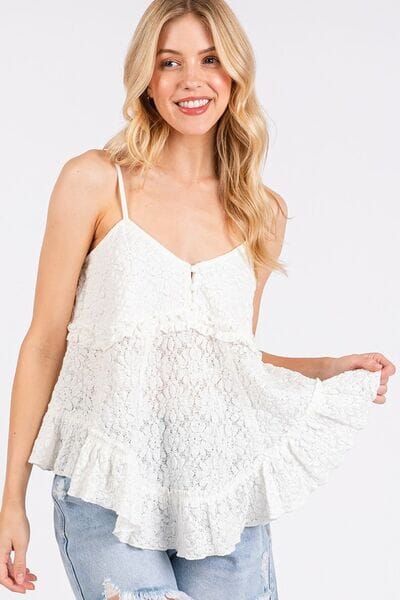 Mittoshop Textured V-Neck Cami - Sydney So Sweet