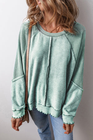 Round Neck Long Sleeve Sweatshirt - Sydney So Sweet