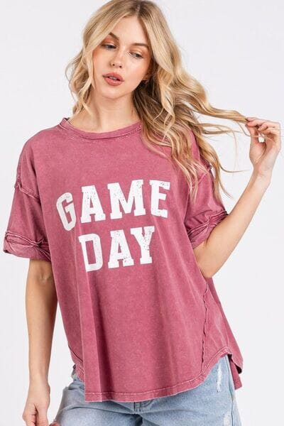 Mittoshop GAME DAY Round Neck Short Sleeve T-Shirt - Sydney So Sweet