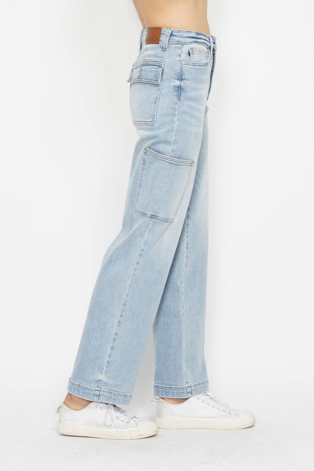 Judy Blue Full Size High Waist Straight Cargo Jeans - Sydney So Sweet