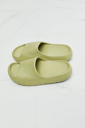 In My Comfort Zone Slides in Green - Sydney So Sweet