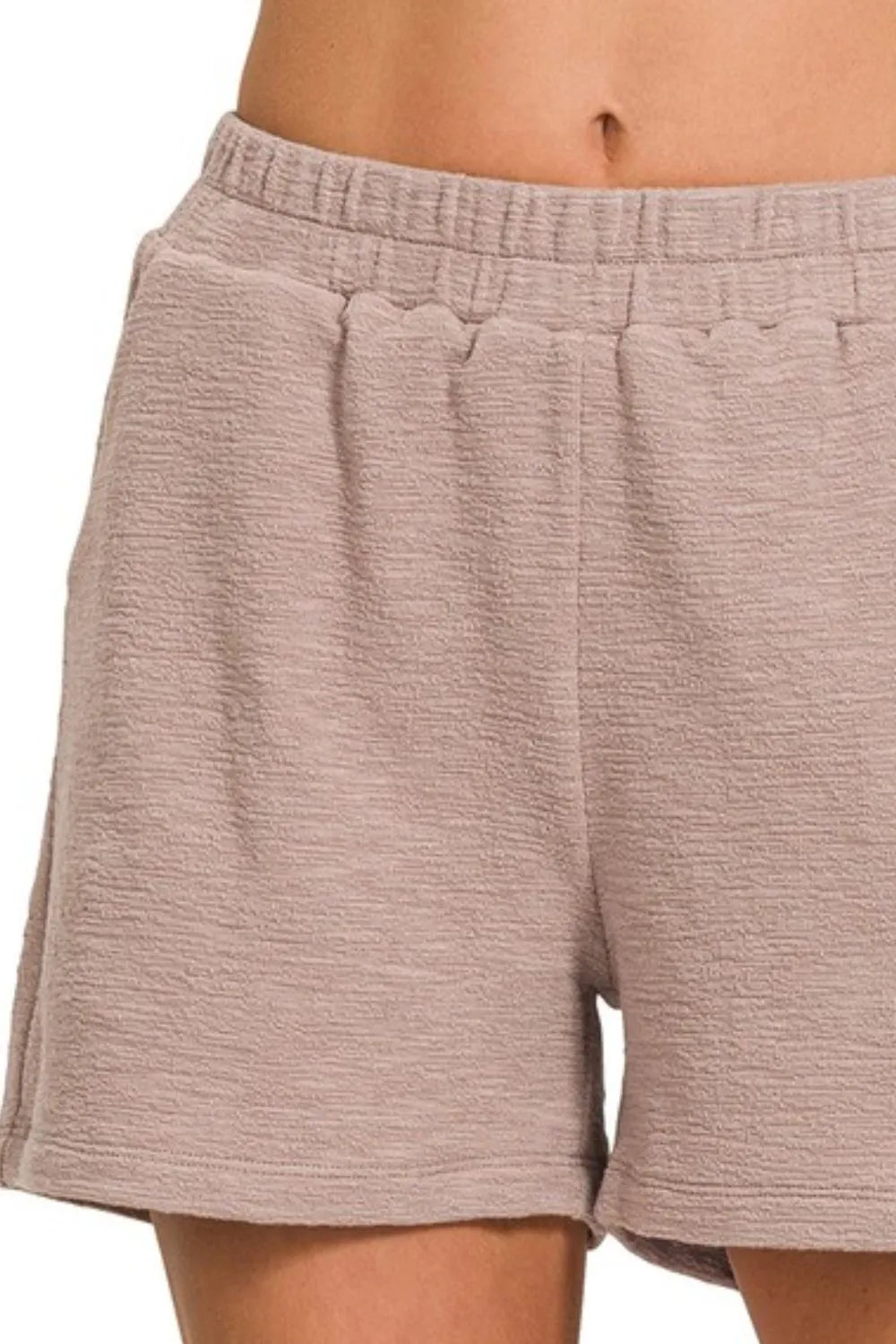 Zenana Cotton Slub Shorts - Sydney So Sweet