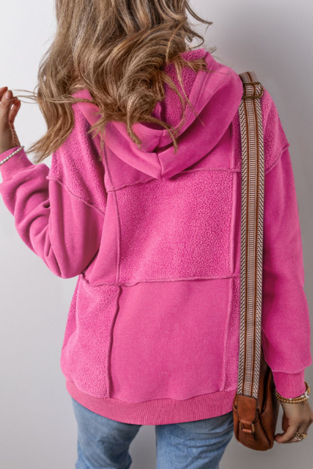 Exposed Seam Long Sleeve Hoodie - Sydney So Sweet