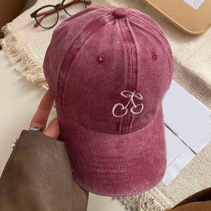 Cherry Embroidered Adjustable Cap - Sydney So Sweet