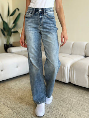 Judy Blue Full Size High Waist Straight Jeans - Sydney So Sweet