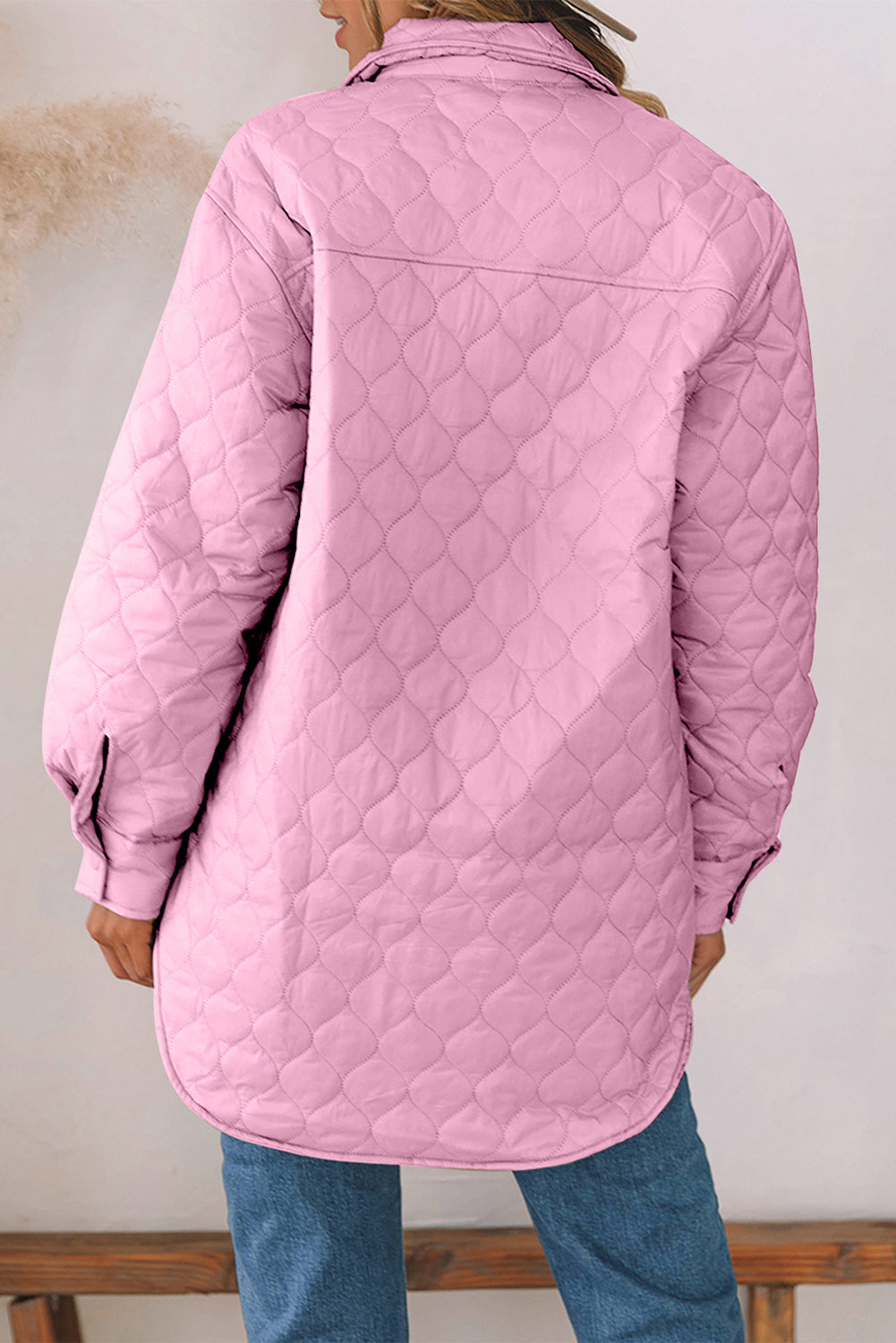 Snap Down Collared Winter Coat - Sydney So Sweet