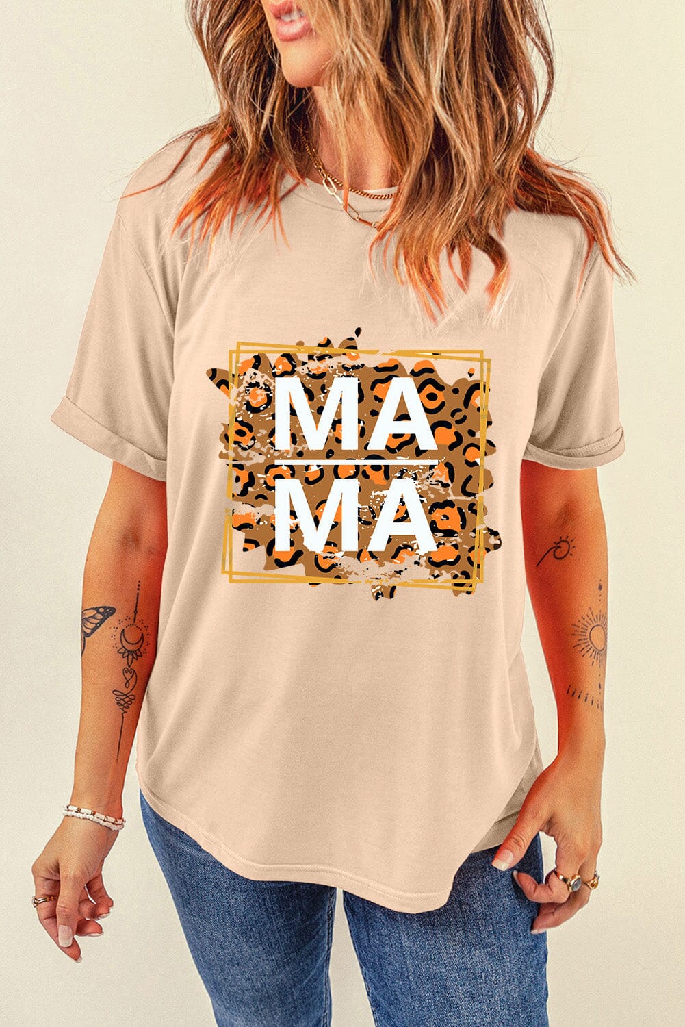 MAMA Round Neck Short Sleeve T-Shirt - Sydney So Sweet