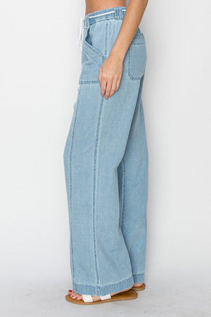 RISEN High Rise Straight Jeans - Sydney So Sweet