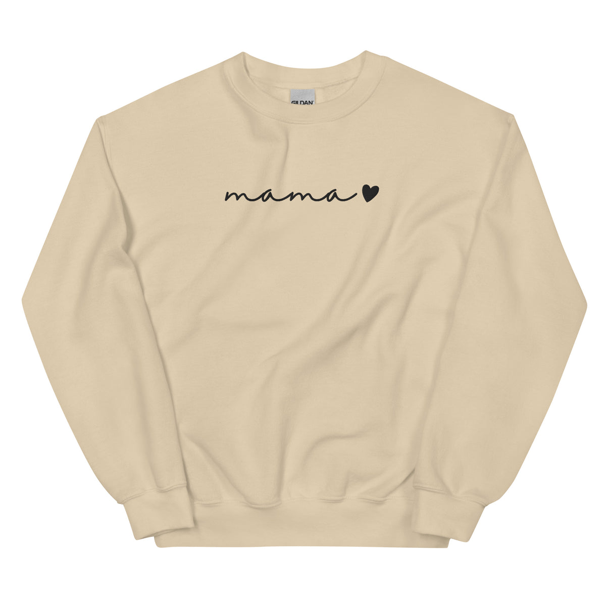 Mama Heart Embroidered Women's Crewneck Embroidered Sweatshirt - Sydney So Sweet