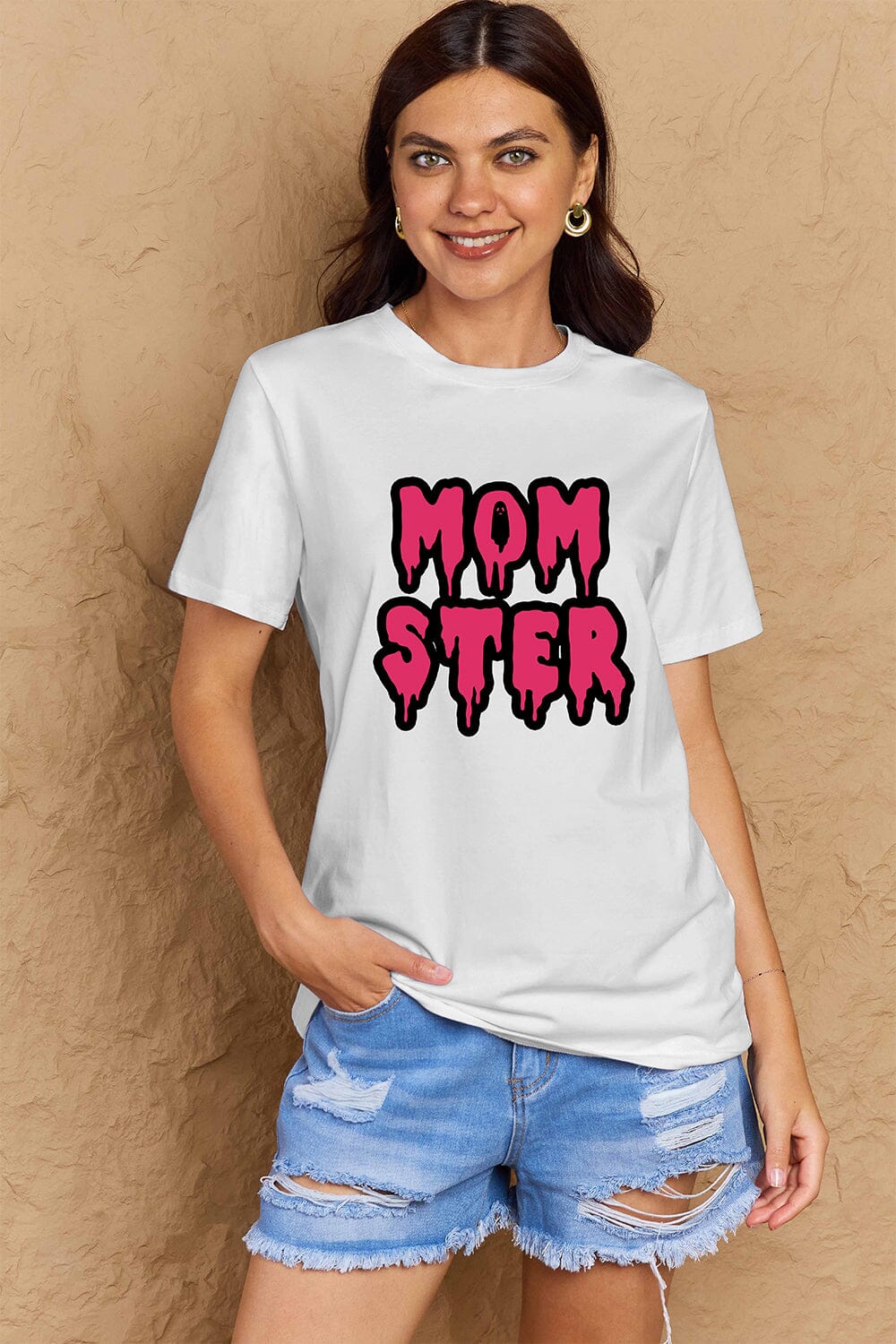 MOM STER Graphic Cotton T-Shirt - Sydney So Sweet