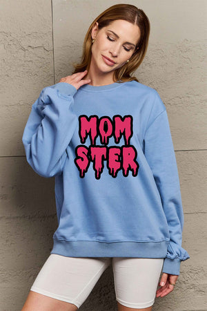 Simply Love Full Size MOM STER Graphic Sweatshirt - Sydney So Sweet