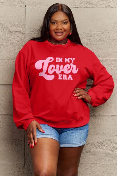 IN MY LOVER ERA Round Neck Sweatshirt - Sydney So Sweet