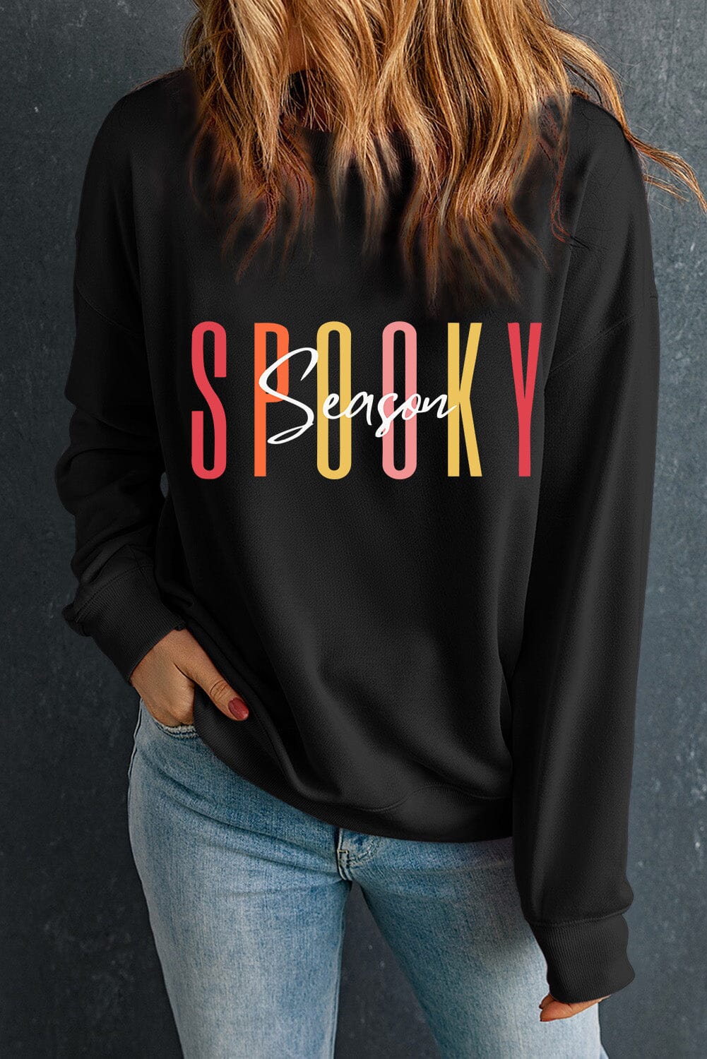 SPOOKY SEASON Graphic Sweatshirt - Sydney So Sweet