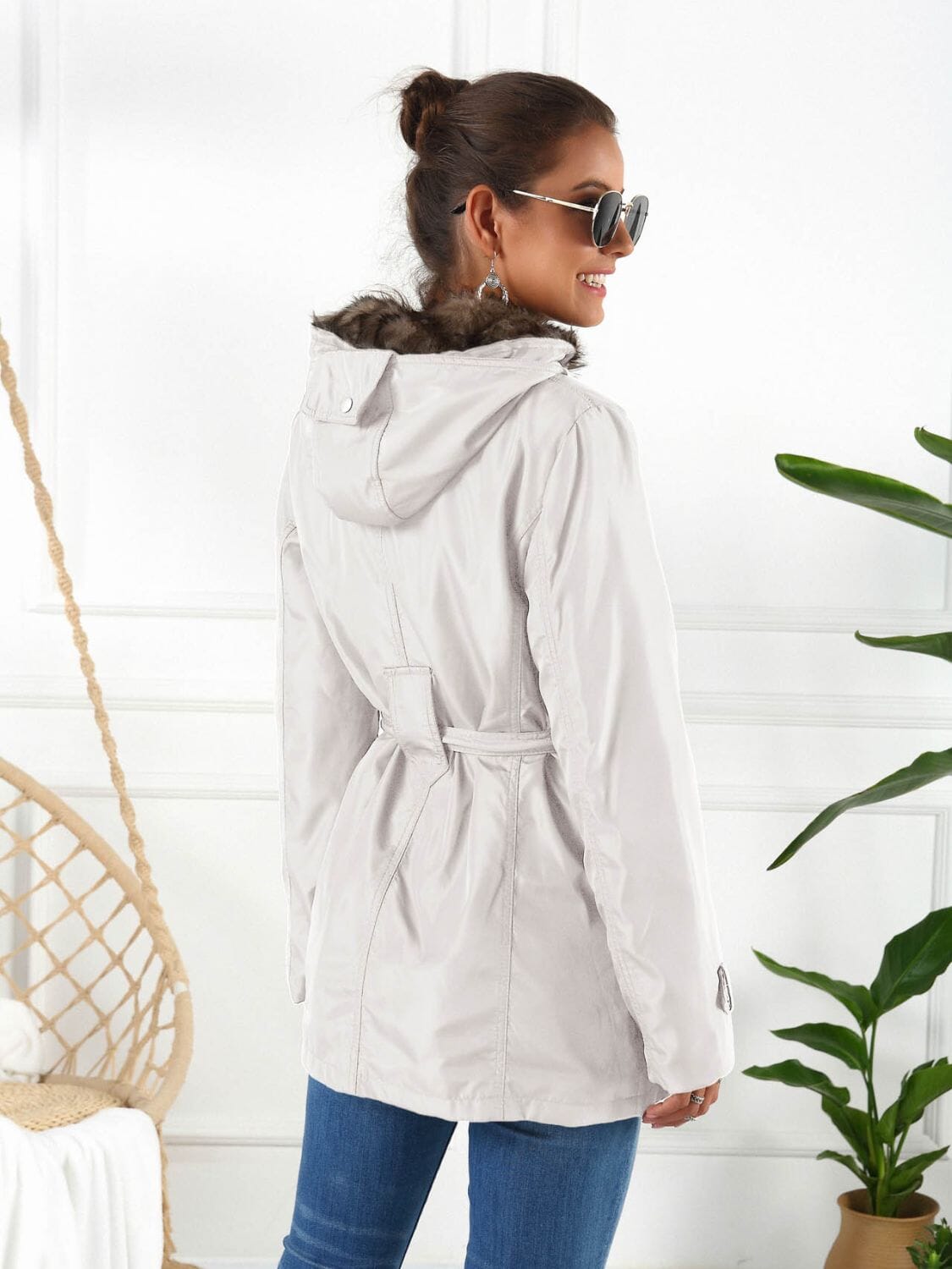 Full Size Hooded Jacket with Detachable Liner (Three-Way Wear) - Sydney So Sweet