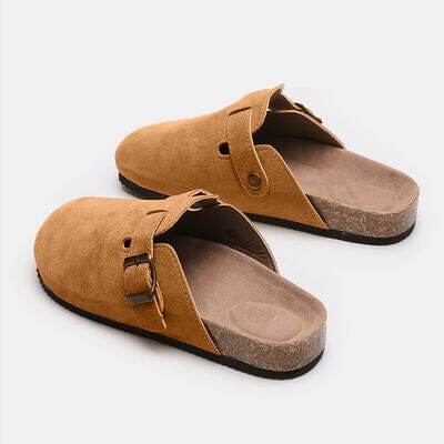 Closed toe slide sandals online