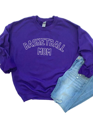 Basketball Mom Unisex Heavy Blend™ Crewneck Sweatshirt - Many Colors - Sydney So Sweet