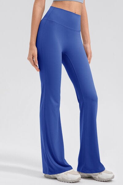 High Waist Straight Active Pants - Sydney So Sweet