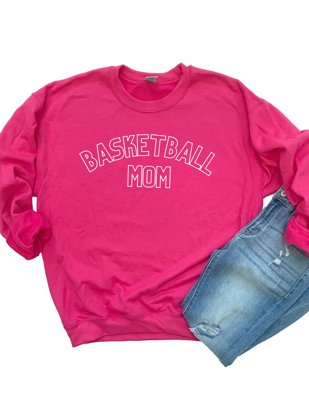 Basketball Mom Unisex Heavy Blend™ Crewneck Sweatshirt - Many Colors - Sydney So Sweet