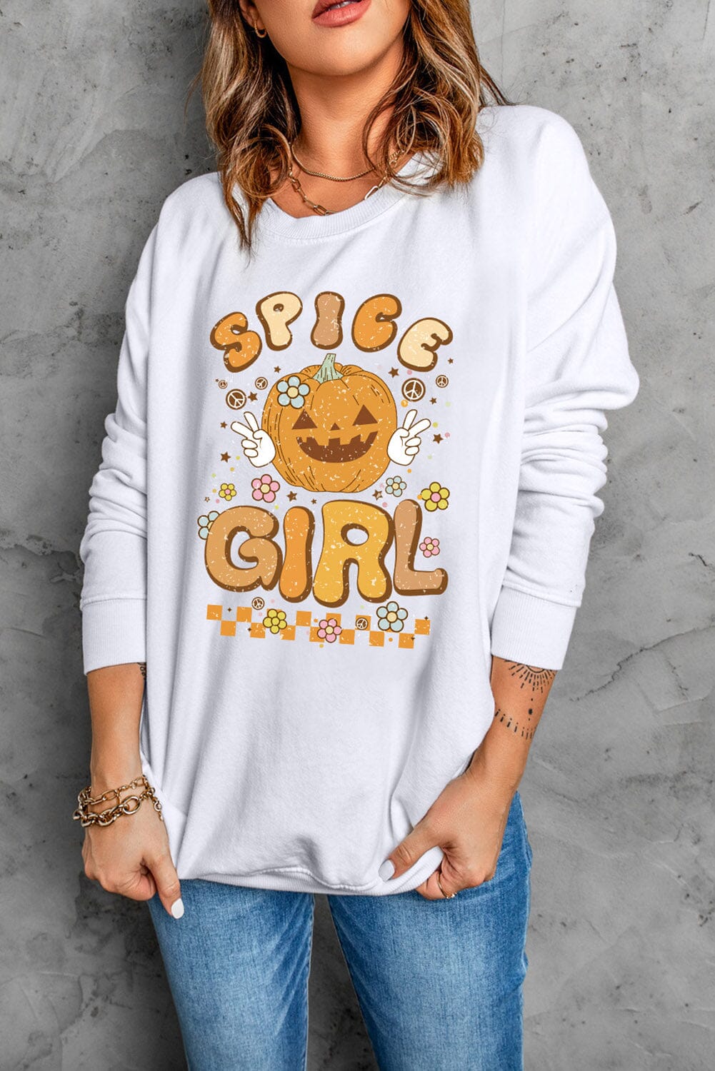 Long Sleeve SPICE GIRL Graphic Sweatshirt - Sydney So Sweet