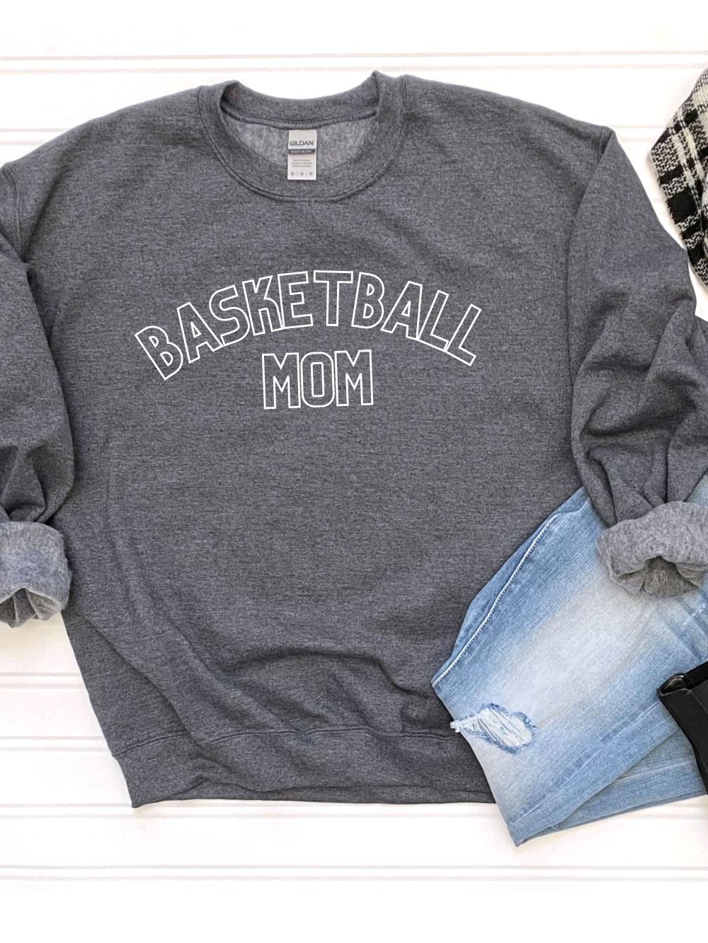 Basketball Mom Unisex Heavy Blend™ Crewneck Sweatshirt - Many Colors - Sydney So Sweet