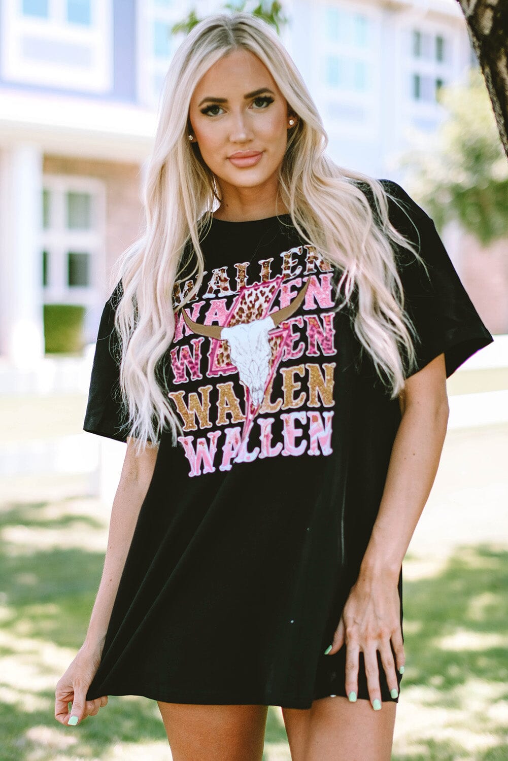 WALLEN Round Neck Short Sleeve T-Shirt - Sydney So Sweet