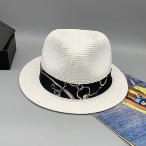 Short Brim Jute Cloth Hat - Sydney So Sweet