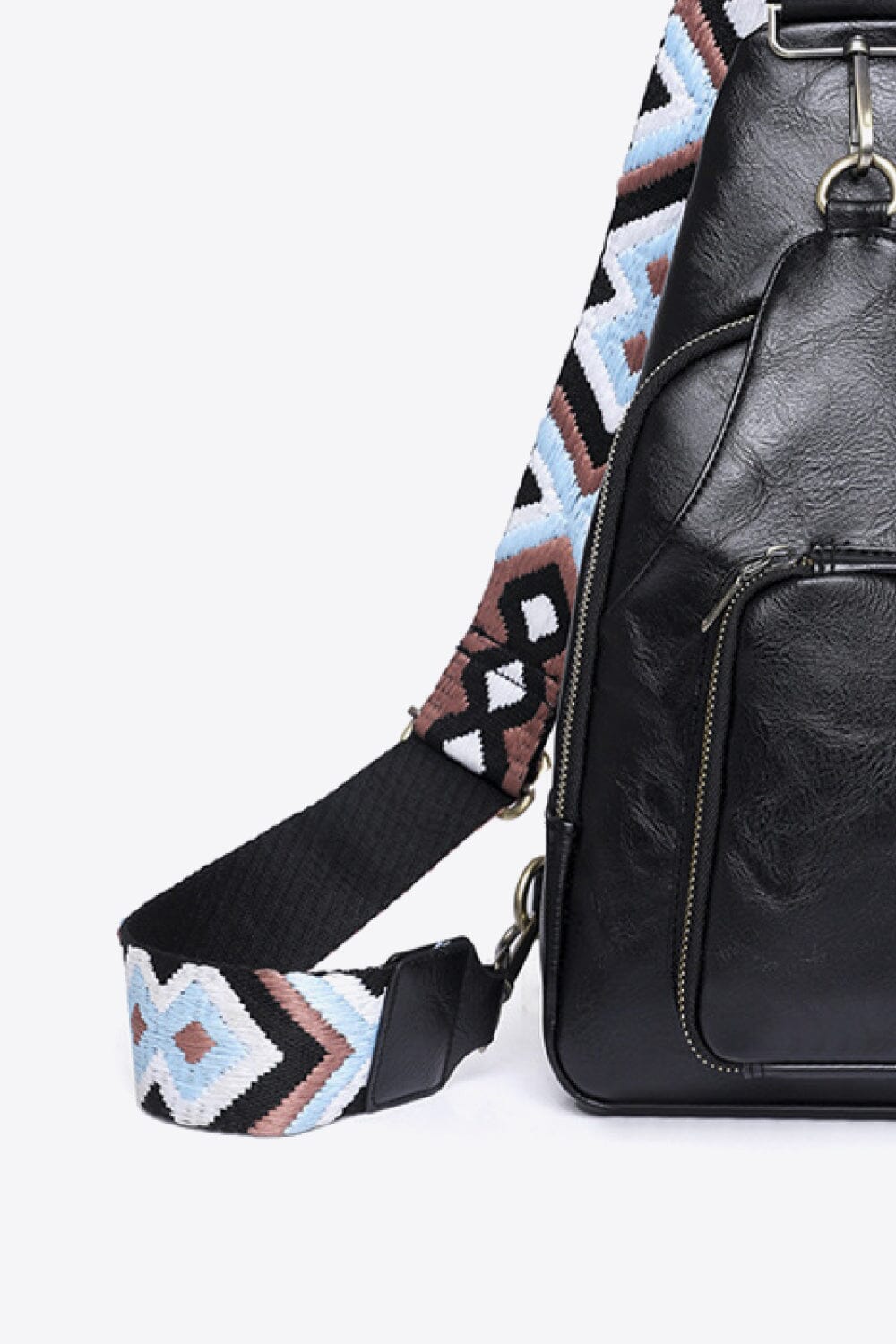 Take A Trip PU Leather Sling Bag - Sydney So Sweet